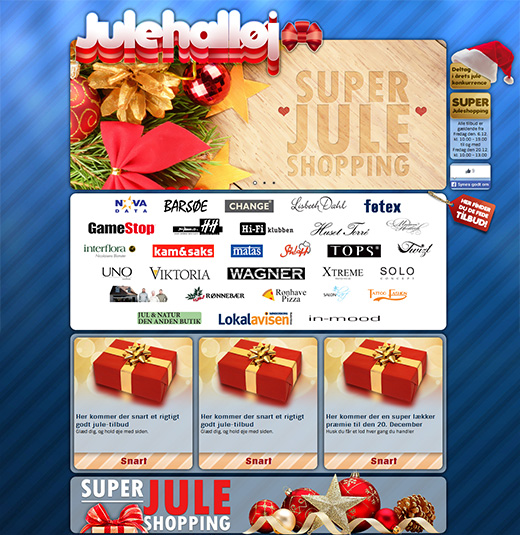 Holiday campaign site