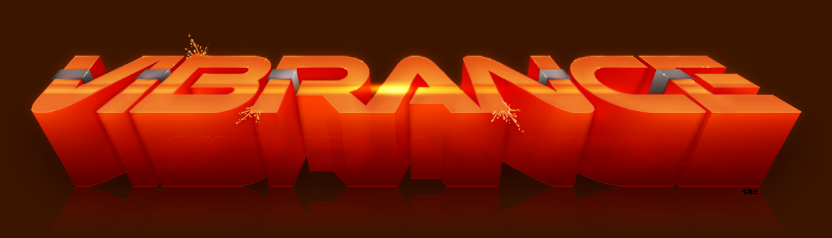 Vibrance logo for the TRSAC 2016 Flash intro